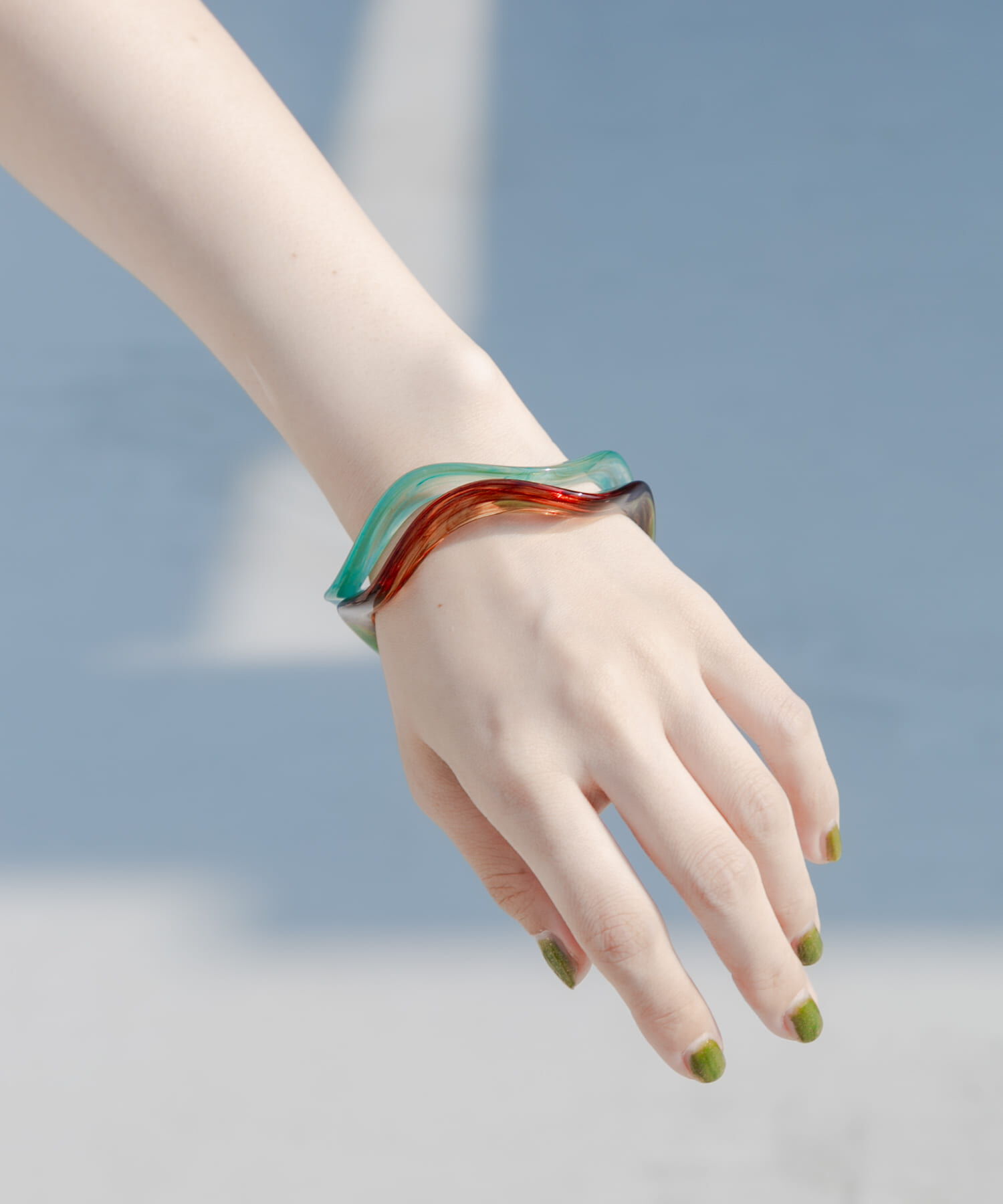 SMELLY「クリア2セットバングル」|ブレスレット・バングル|