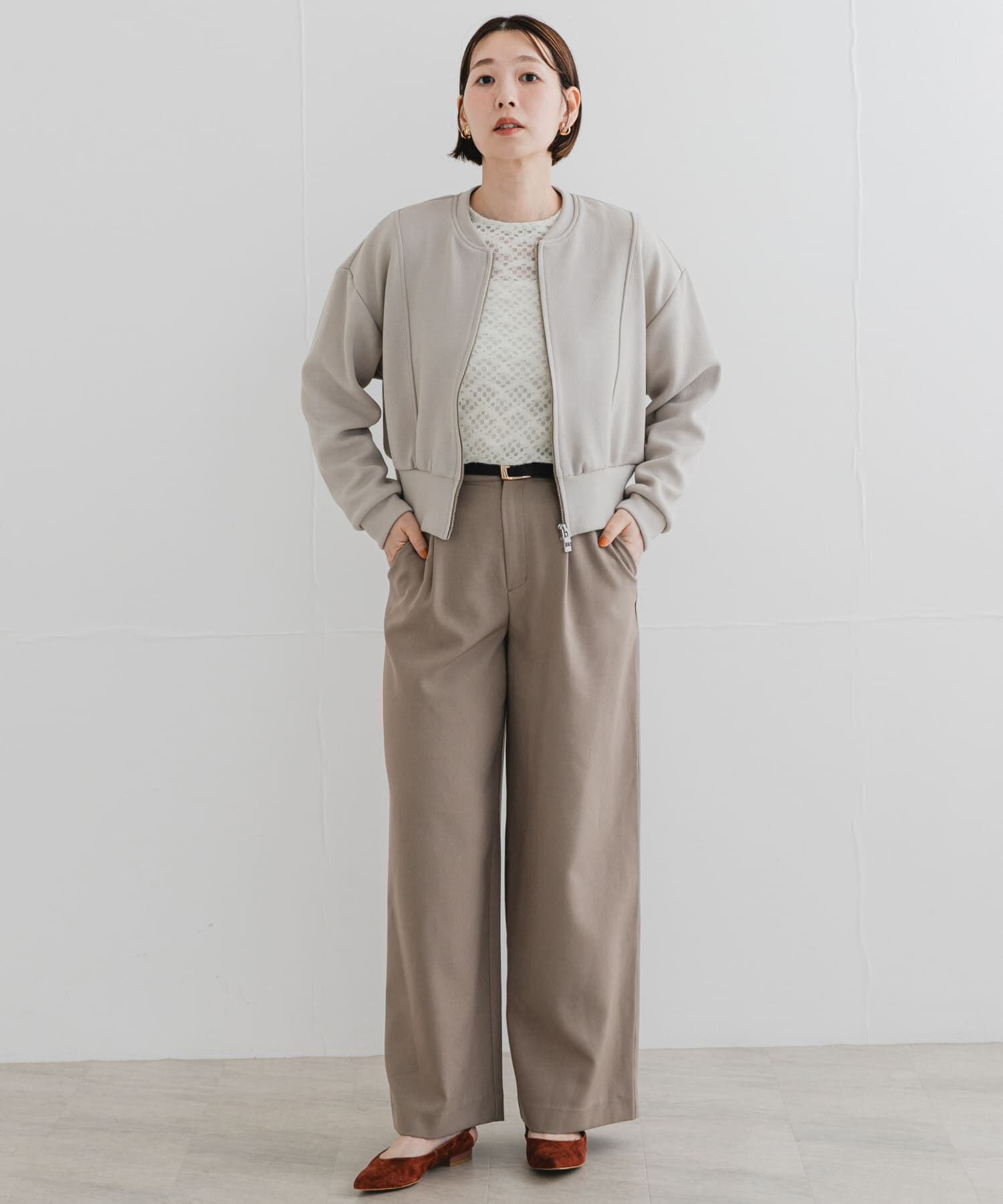 URBAN RESEARCH ROSSO「F by ROSSO　ダブルフェイスカットブルゾン」|ブルゾン・スタジャン|