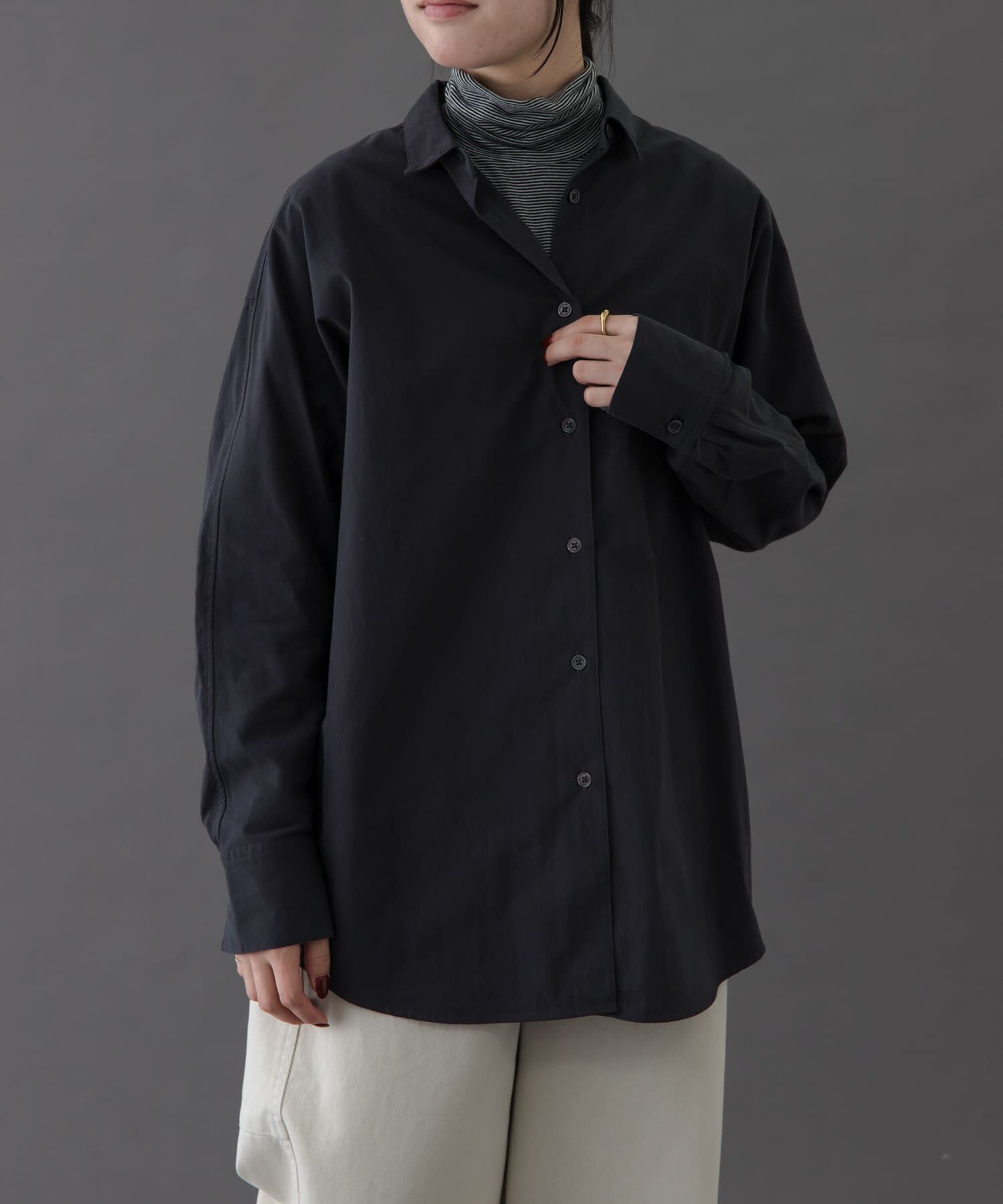 URBAN RESEARCH DOORS「FORK&SPOON　ドルマンスリーブシャツ」|シャツ・ブラウス|