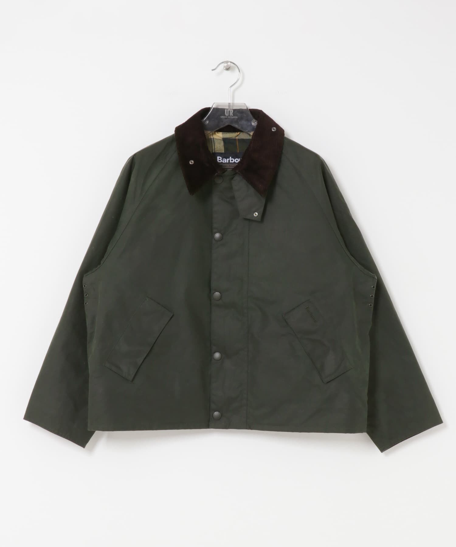 URBAN RESEARCH「Barbour　OS TRANSPORT WAX JACKET」|ノーカラーコート|