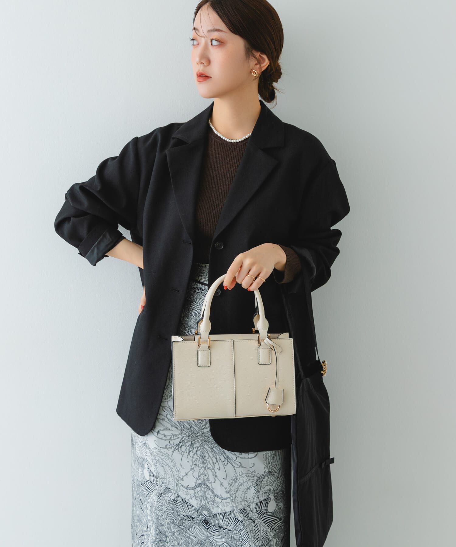 RODE SKO「3セットチャームスクエアバッグ」|ハンドバッグ|