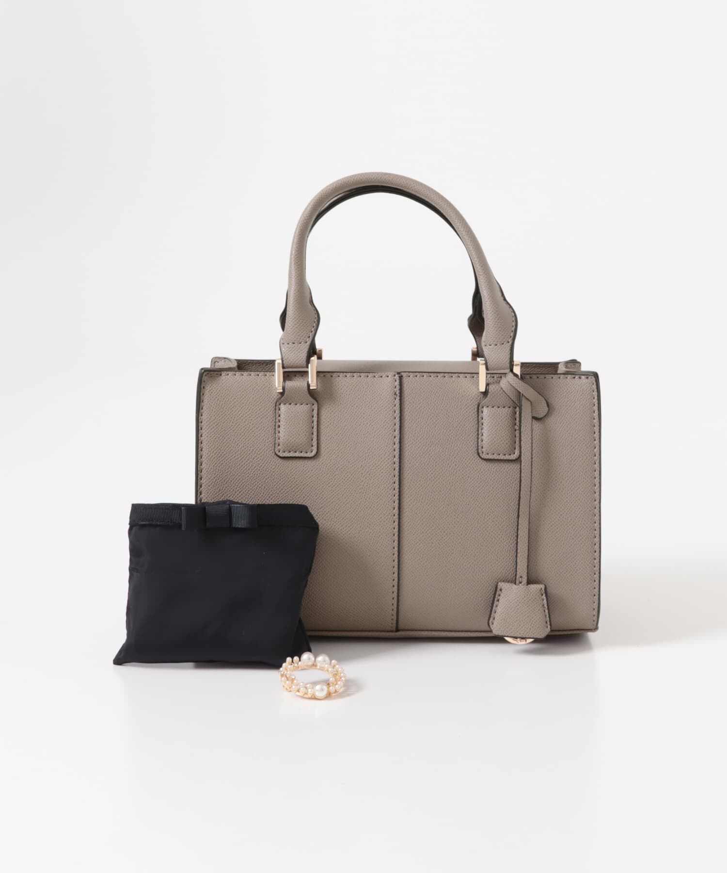 RODE SKO「3セットチャームスクエアバッグ」|ハンドバッグ|