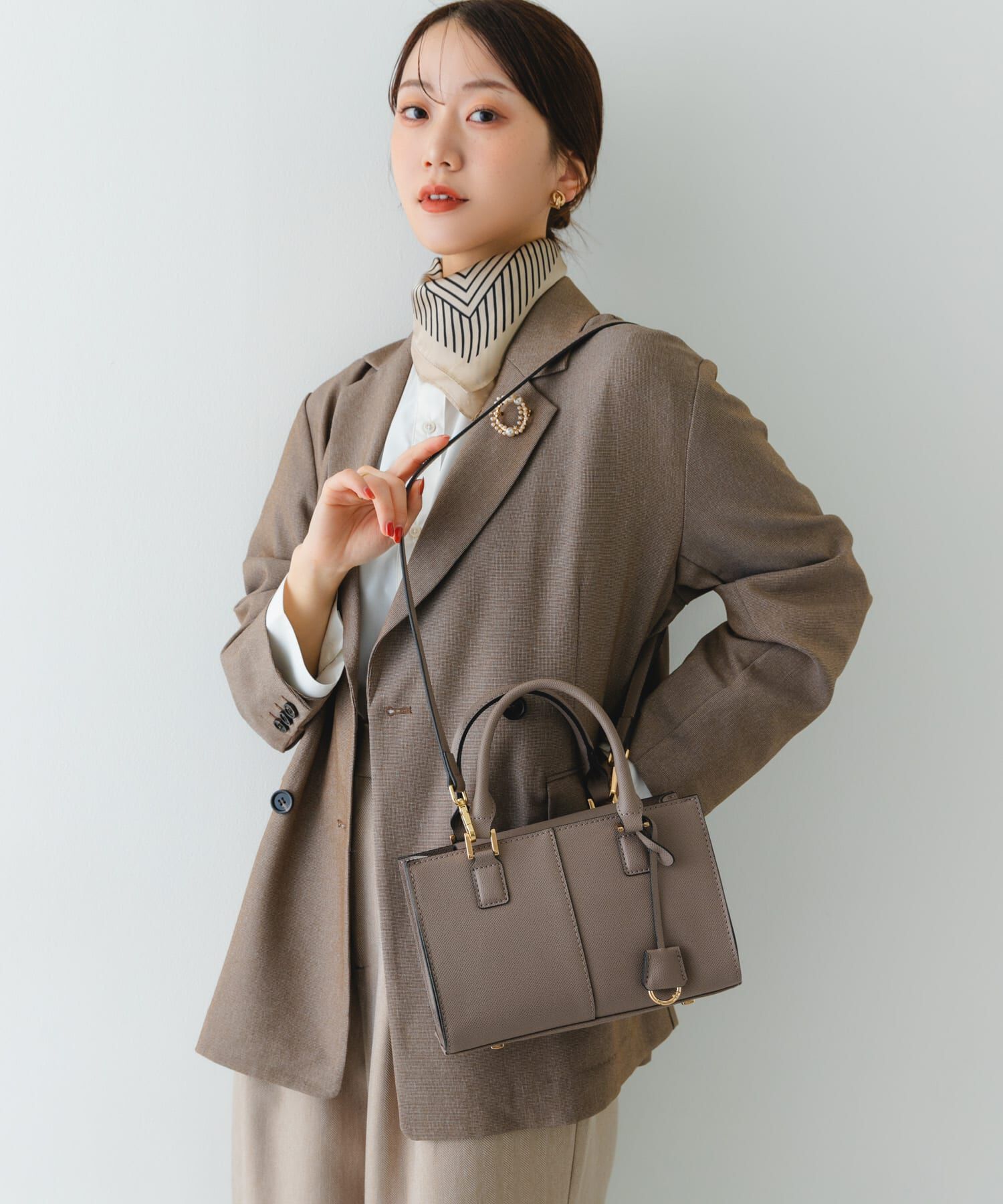 RODE SKO「3セットチャームスクエアバッグ」|ハンドバッグ|