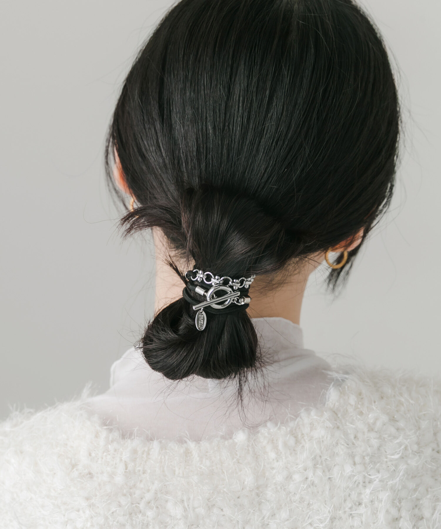 SMELLY「マンテルチェーン2セットヘアポニー」|ヘアゴム・シュシュ|