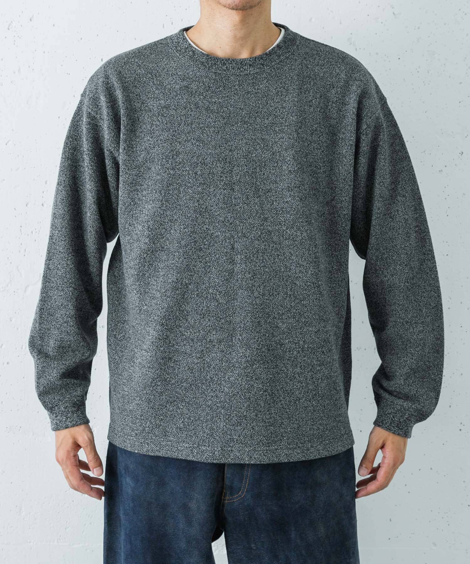 URBAN RESEARCH「crepuscule　Co/Ra Moss Stitch Pullover」|ニット・セーター|