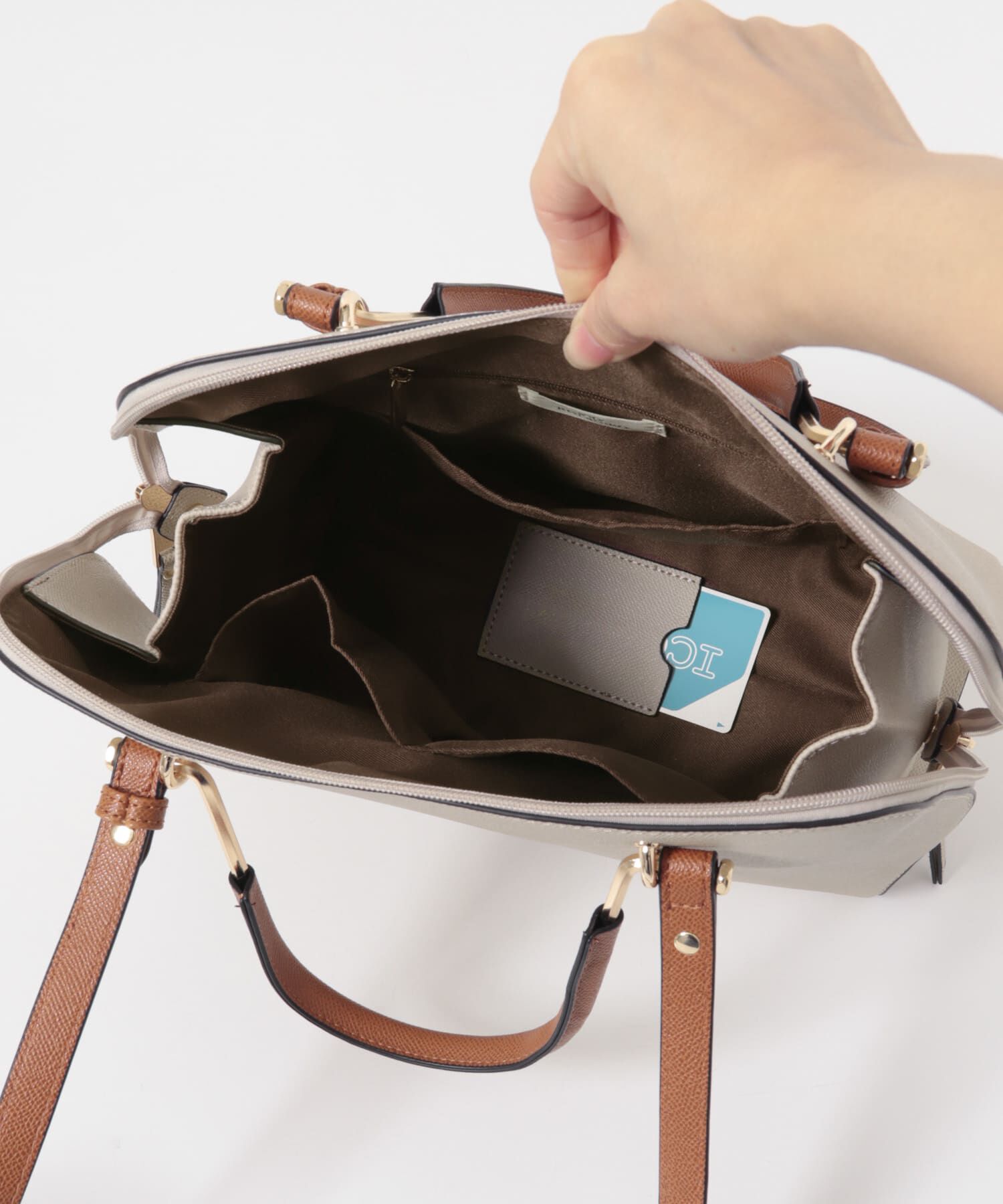 RODE SKO「『インフルエンサーayaさんコラボ』プチ2WAYハンドバッグ」|ハンドバッグ|