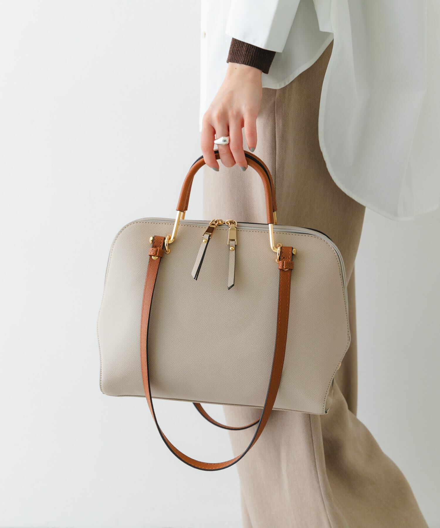 RODE SKO「『インフルエンサーayaさんコラボ』プチ2WAYハンドバッグ」|ハンドバッグ|