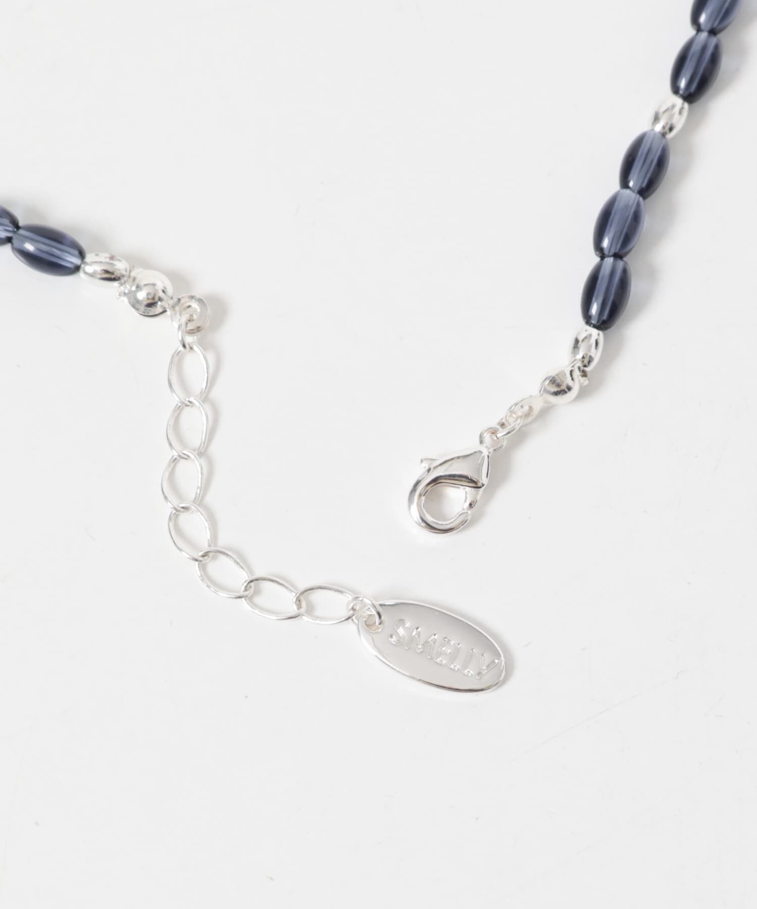 SMELLY「クリアカラーオーバルビーズネックレス」|ネックレス|