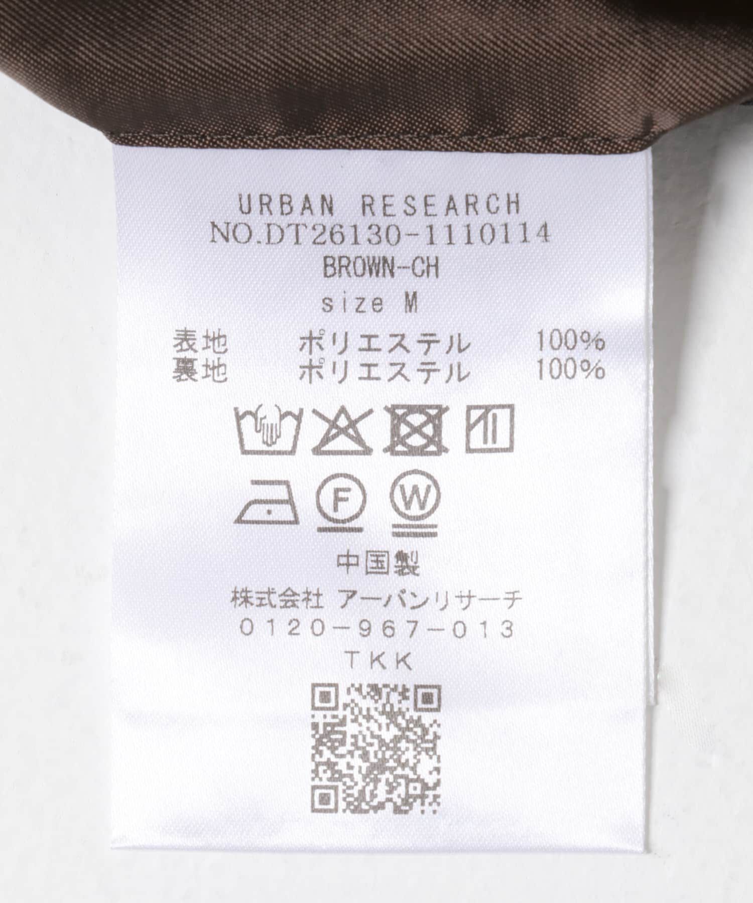 URBAN RESEARCH DOORS「LIFE STYLE TAILOR　ウーリーノグレンチェックダブルジャケット」|その他|