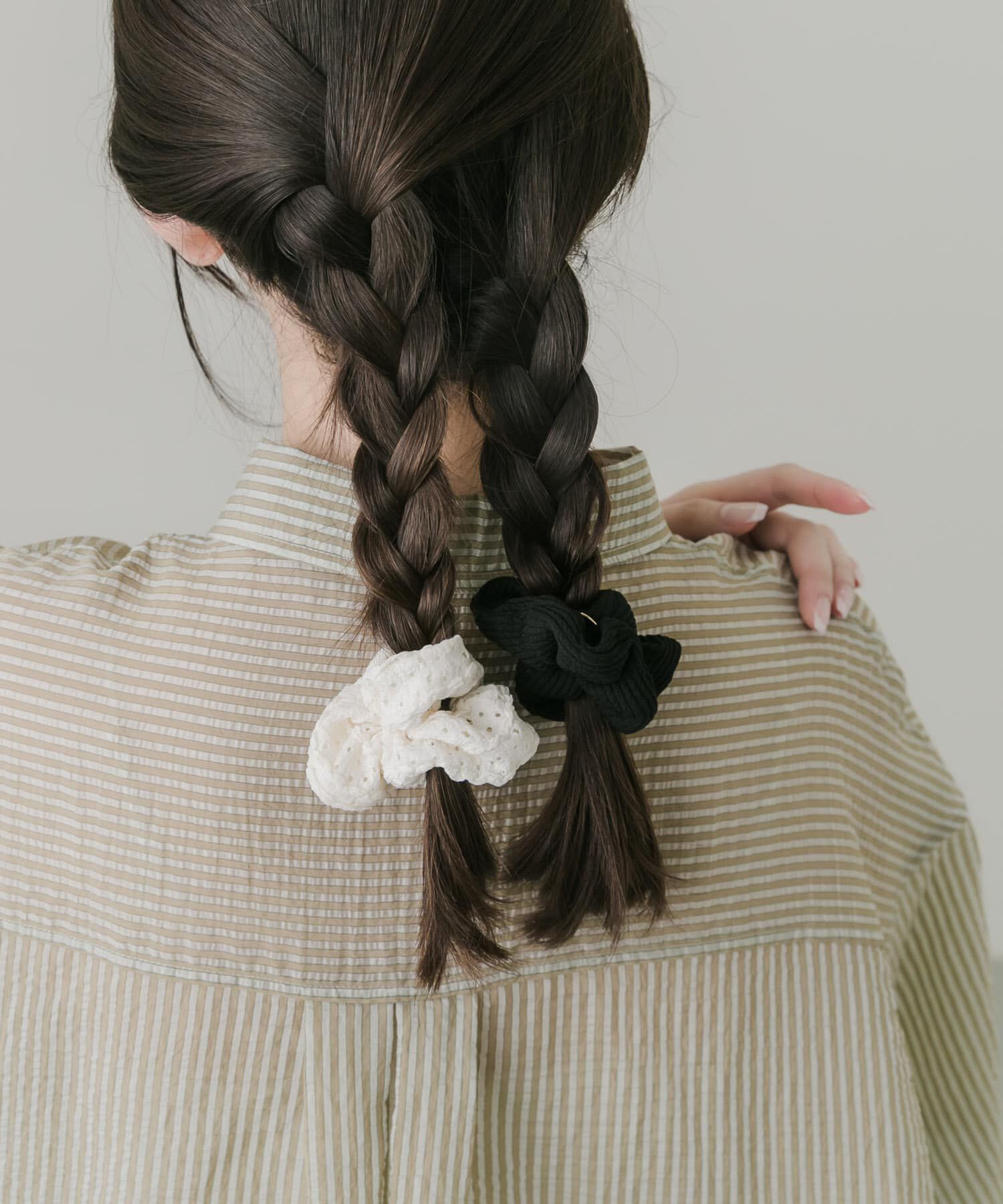 SMELLY「レース2セットシュシュ」|ヘアゴム・シュシュ|