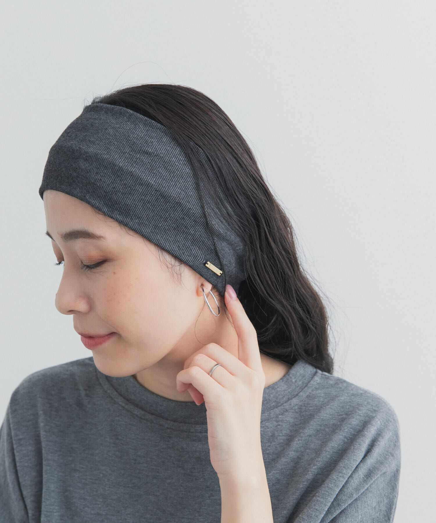 URBAN RESEARCH DOORS「プレート付きヘアバンド」|ヘアバンド|