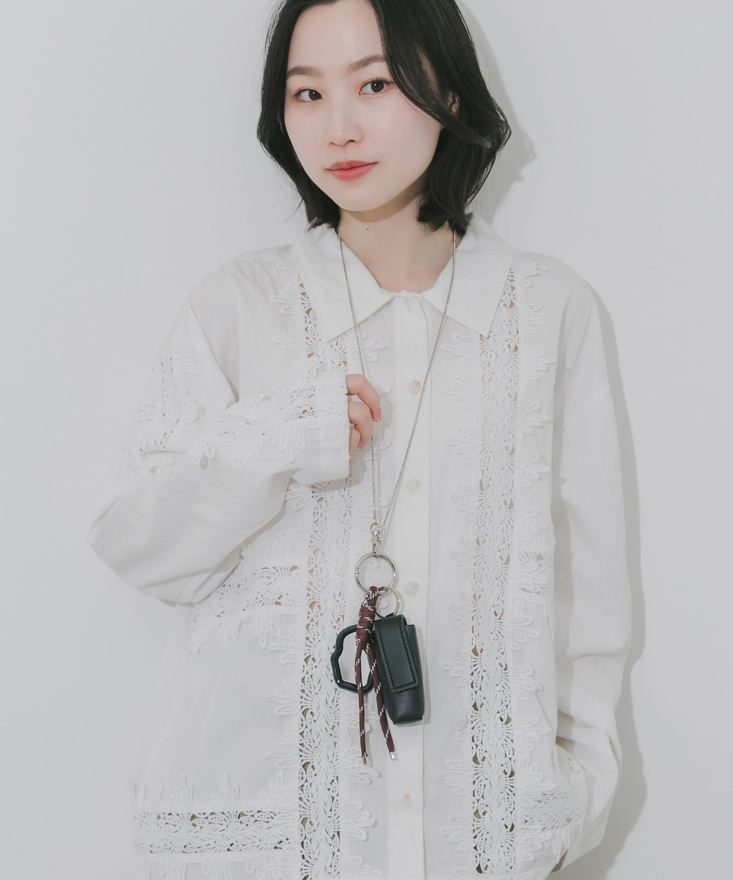 SMELLY「ミラーセットリップケース」|チャーム・キーホルダー|