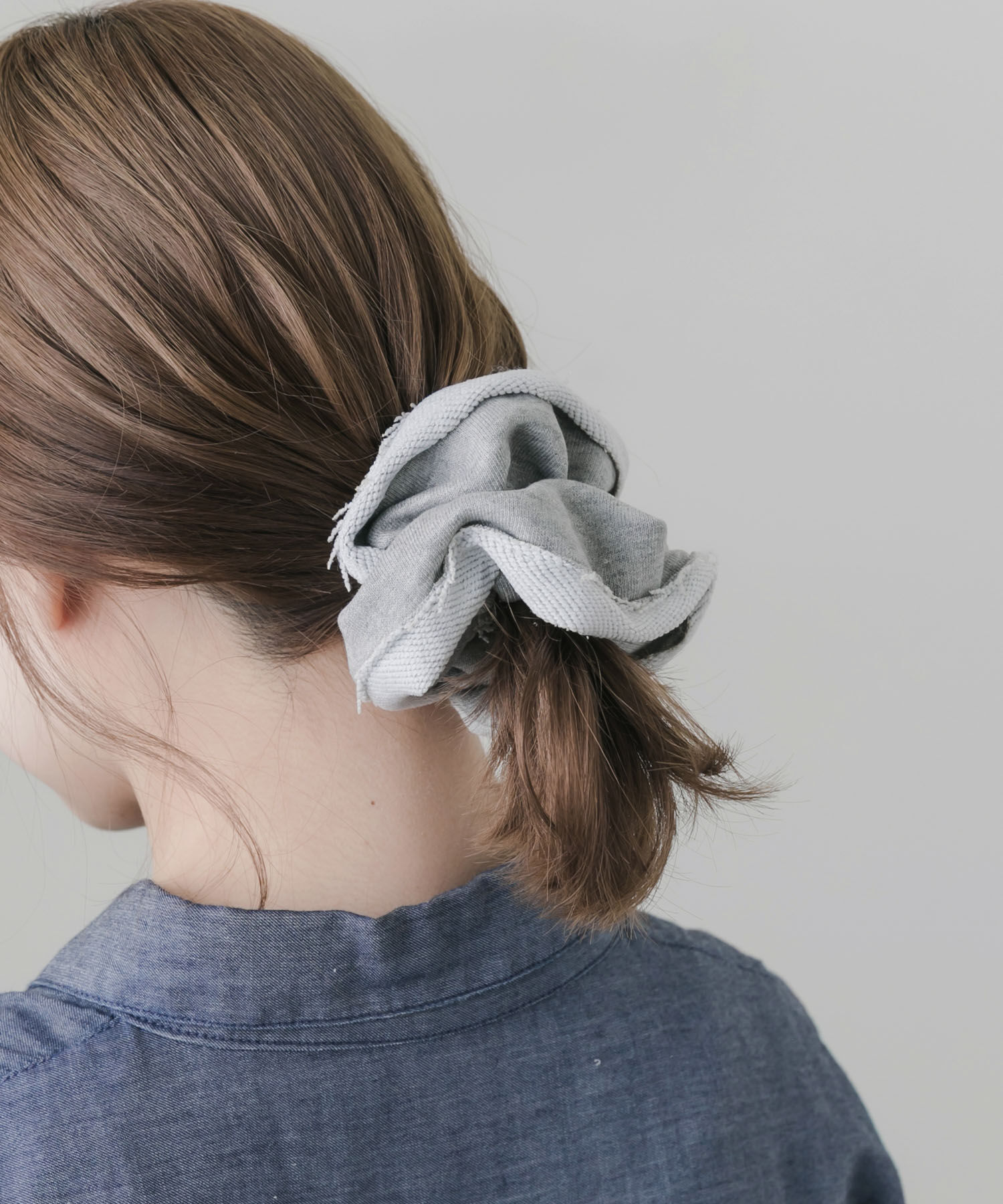 SMELLY「スウェットシュシュ」|ヘアゴム・シュシュ|