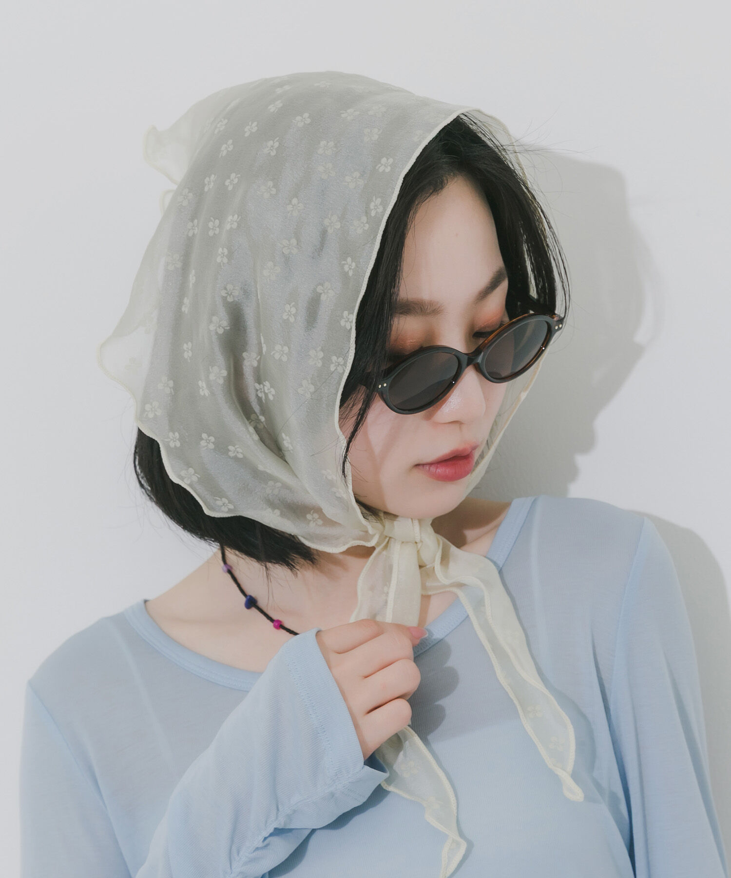 SMELLY「オーバルスリムサングラス」|メガネ|