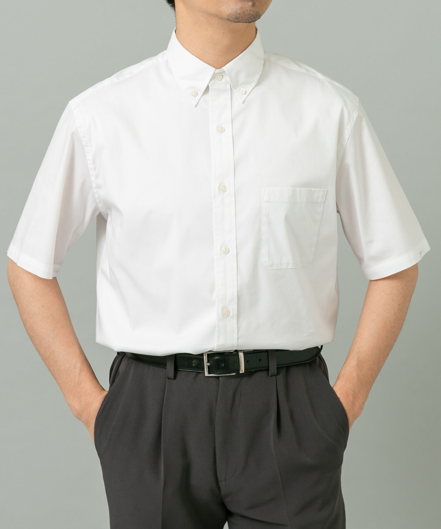 URBAN RESEARCH ROSSO「『XLサイズあり』ハイパフォーマンス快適ショートスリーブシャツ」|シャツ・ブラウス|