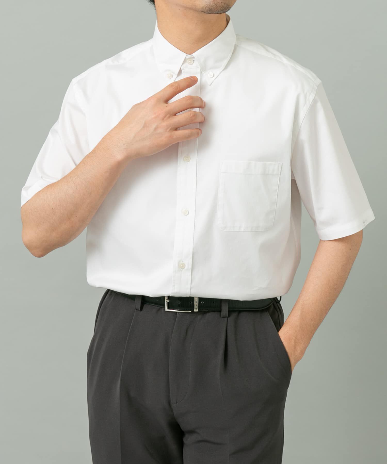 URBAN RESEARCH ROSSO「『XLサイズあり』ハイパフォーマンス快適ショートスリーブシャツ」|シャツ・ブラウス|