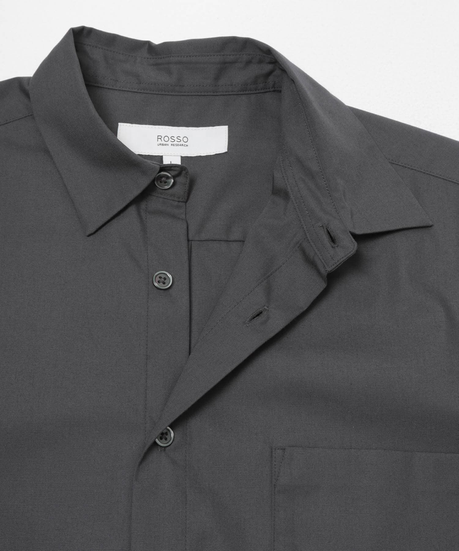 URBAN RESEARCH ROSSO「『XLサイズあり』アーバンリラックスブロード半袖シャツ」|シャツ・ブラウス|