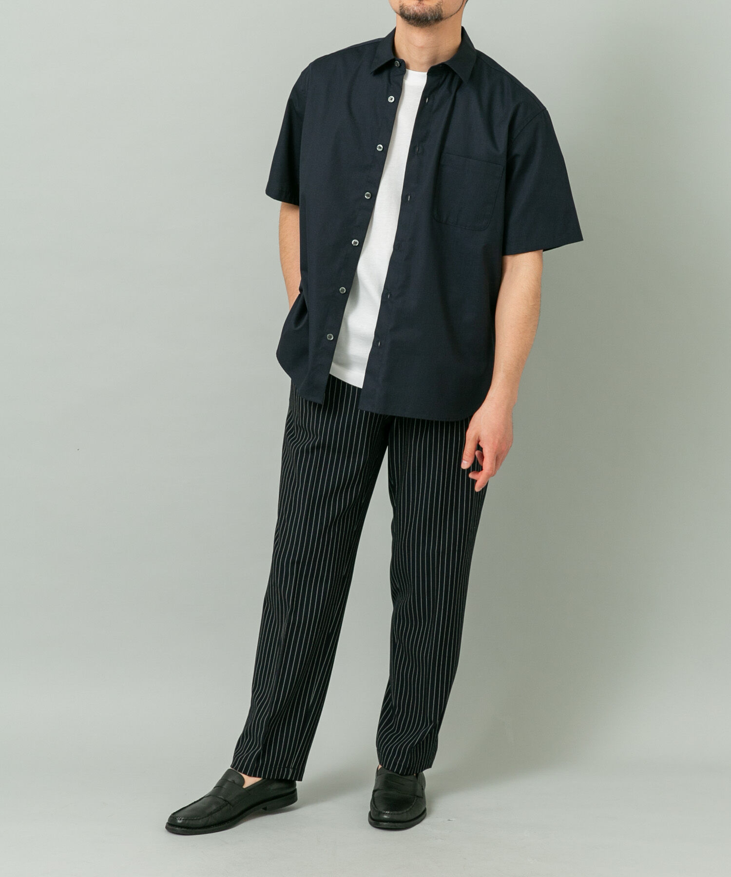 URBAN RESEARCH ROSSO「『XLサイズあり』アーバンリラックスブロード半袖シャツ」|シャツ・ブラウス|