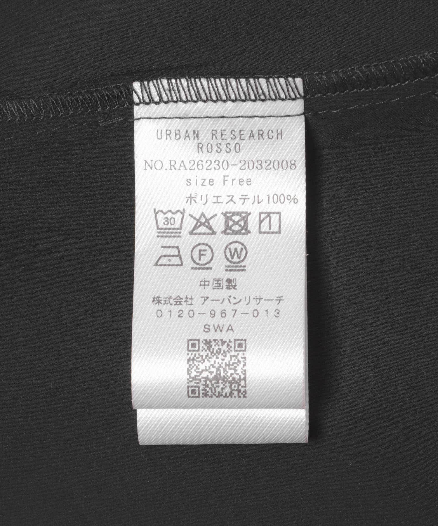 URBAN RESEARCH ROSSO「2WAYウォッシャブルフレアスリーブ ブラウス」|シャツ・ブラウス|