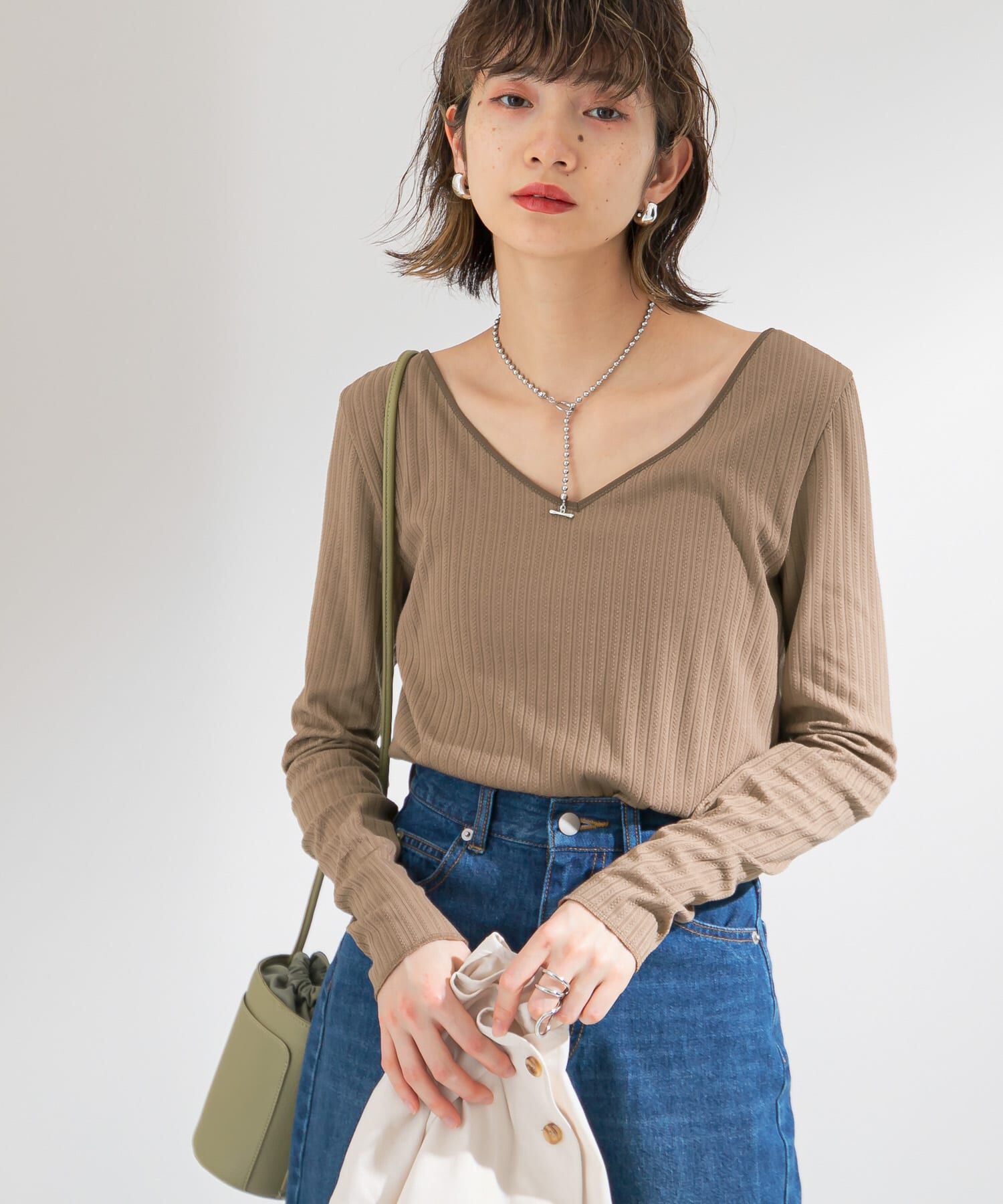  「2WAYテレコプルオーバー」|Tシャツ・カットソー|