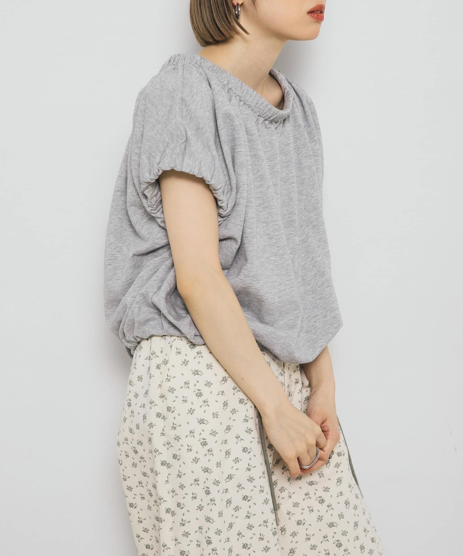  「リボンギャザースウェット」|スウェット・ジャージ|