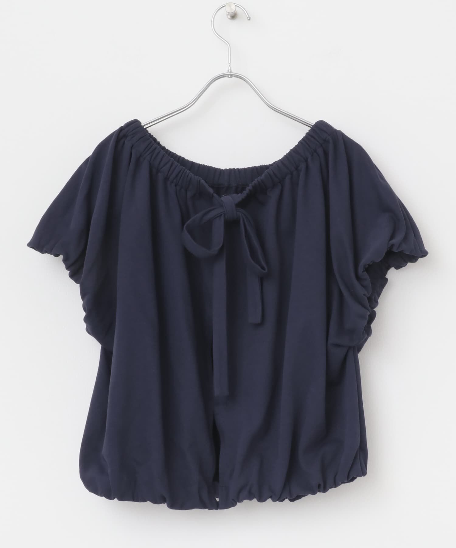  「リボンギャザースウェット」|スウェット・ジャージ|