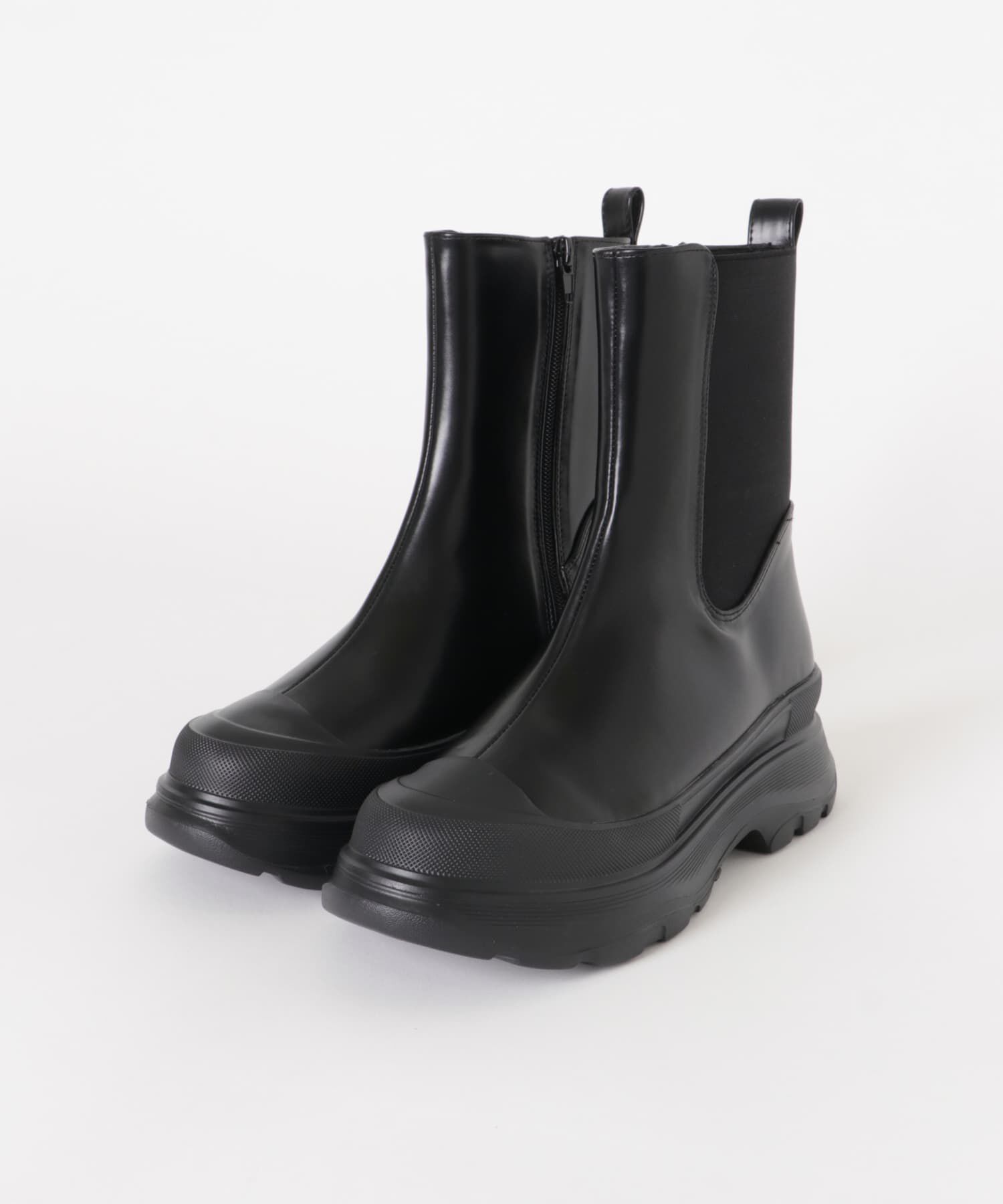  「サイドゴアスニーカーブーツ」|ショートブーツ|