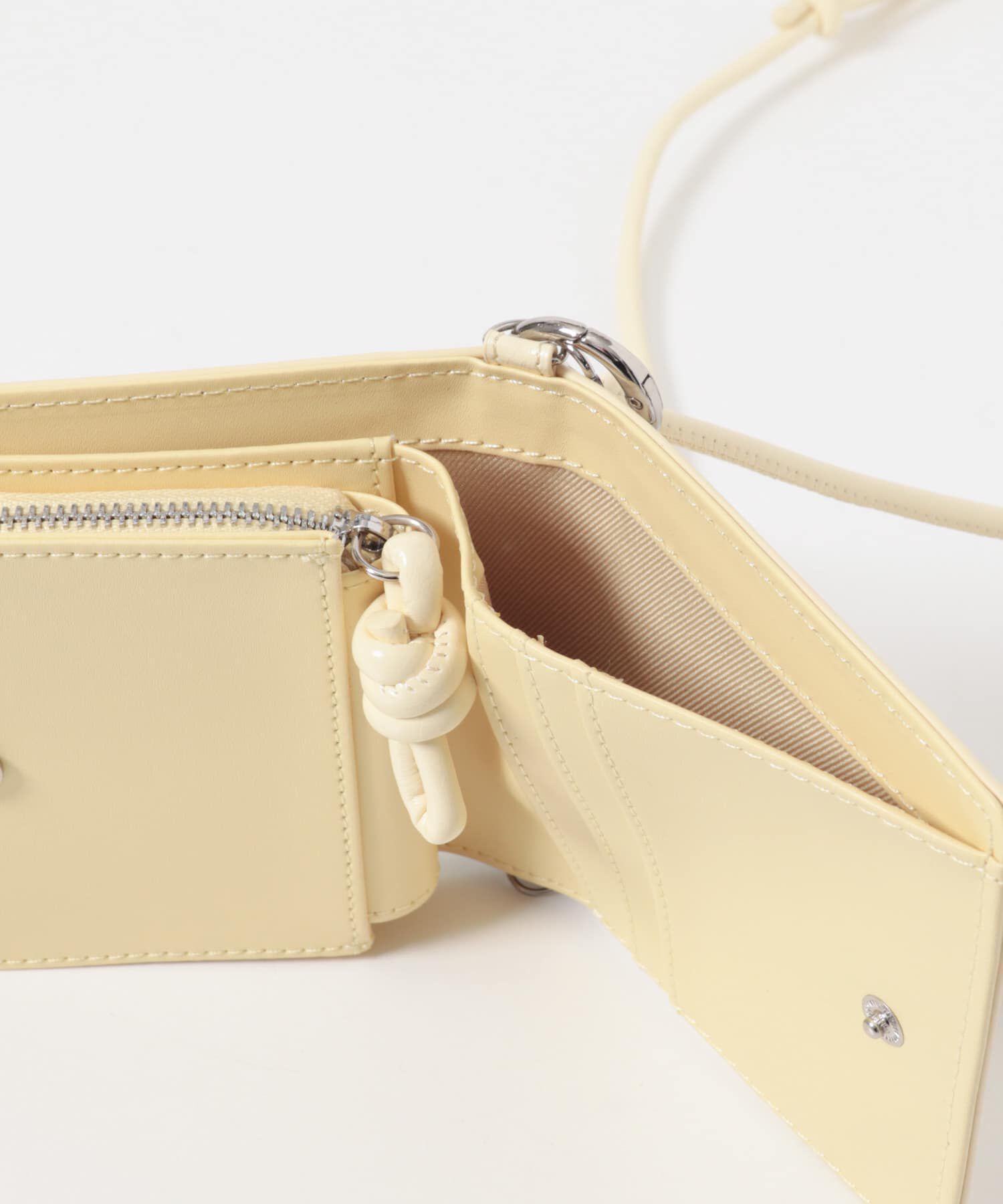  「ボールハンドル付きショルダーウォレット」|財布|