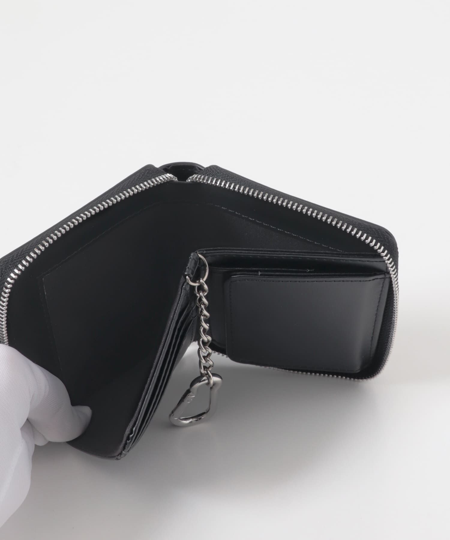  「カラビナ付きスリムウォレット」|財布|