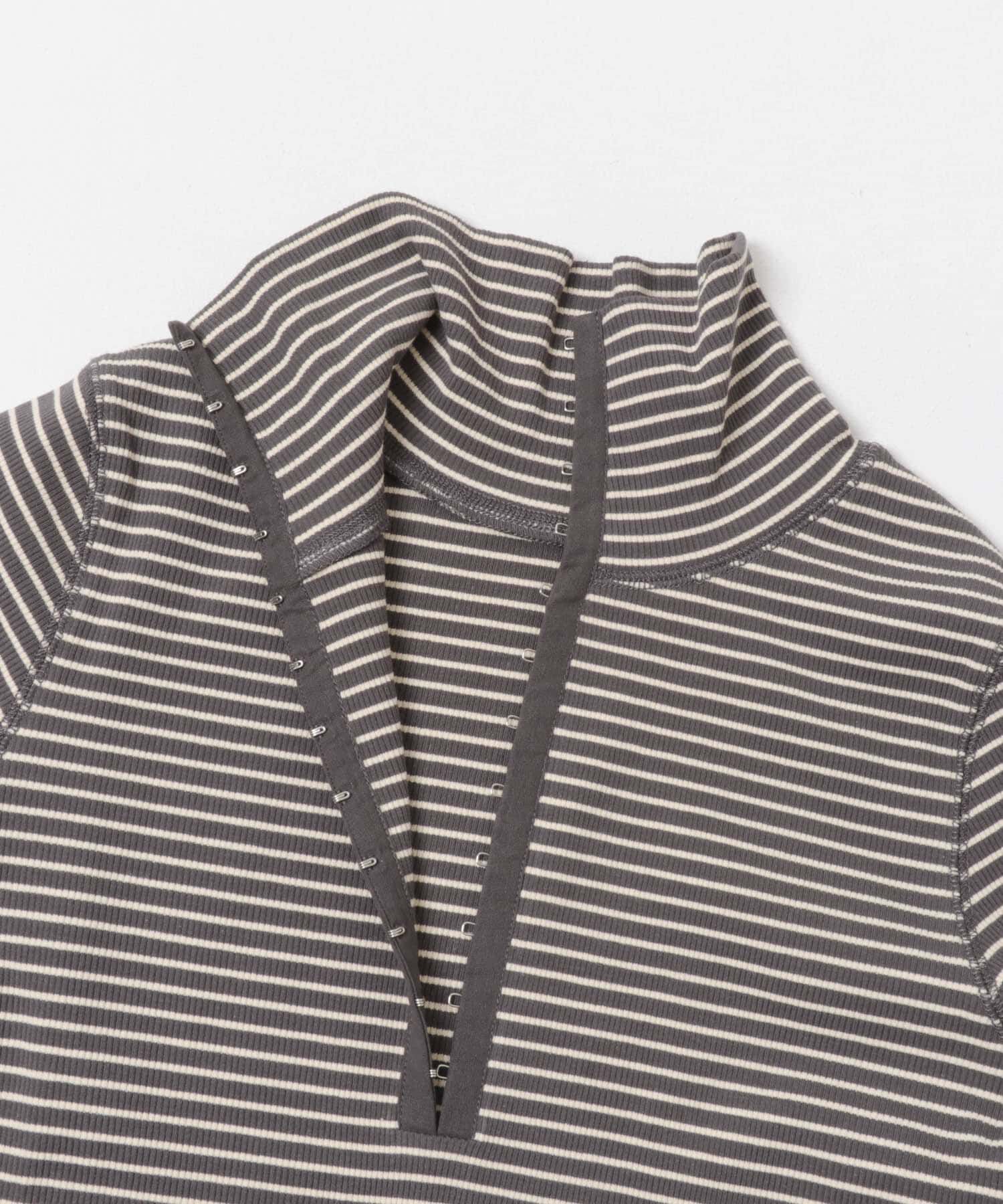  「タートルホックボーダートップス」|Tシャツ・カットソー|