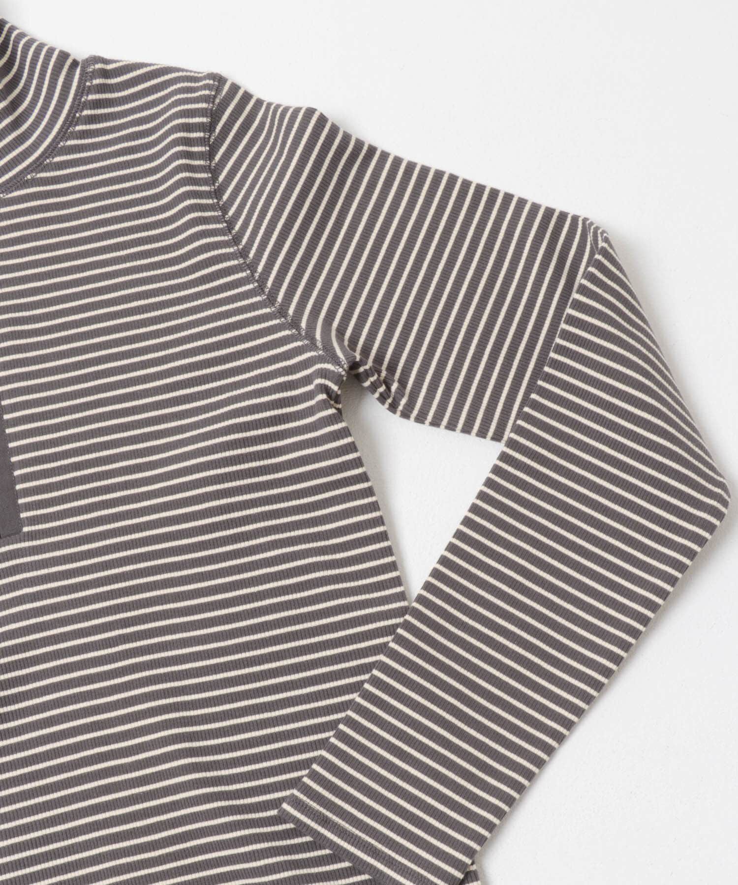  「タートルホックボーダートップス」|Tシャツ・カットソー|