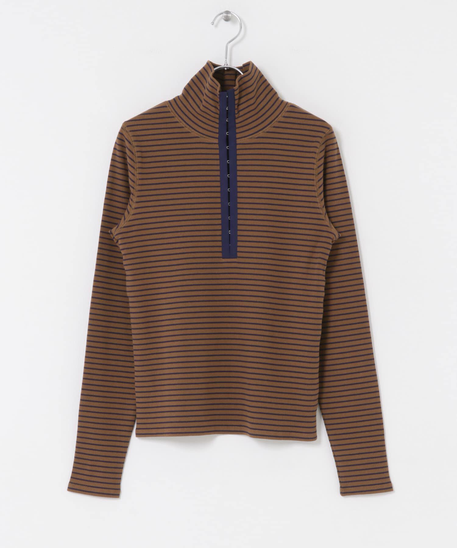  「タートルホックボーダートップス」|Tシャツ・カットソー|