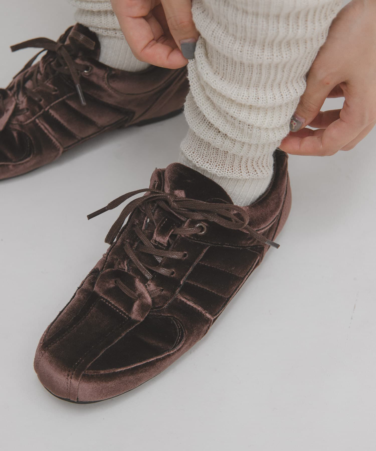  「ベロアスニーカー」|スニーカー|