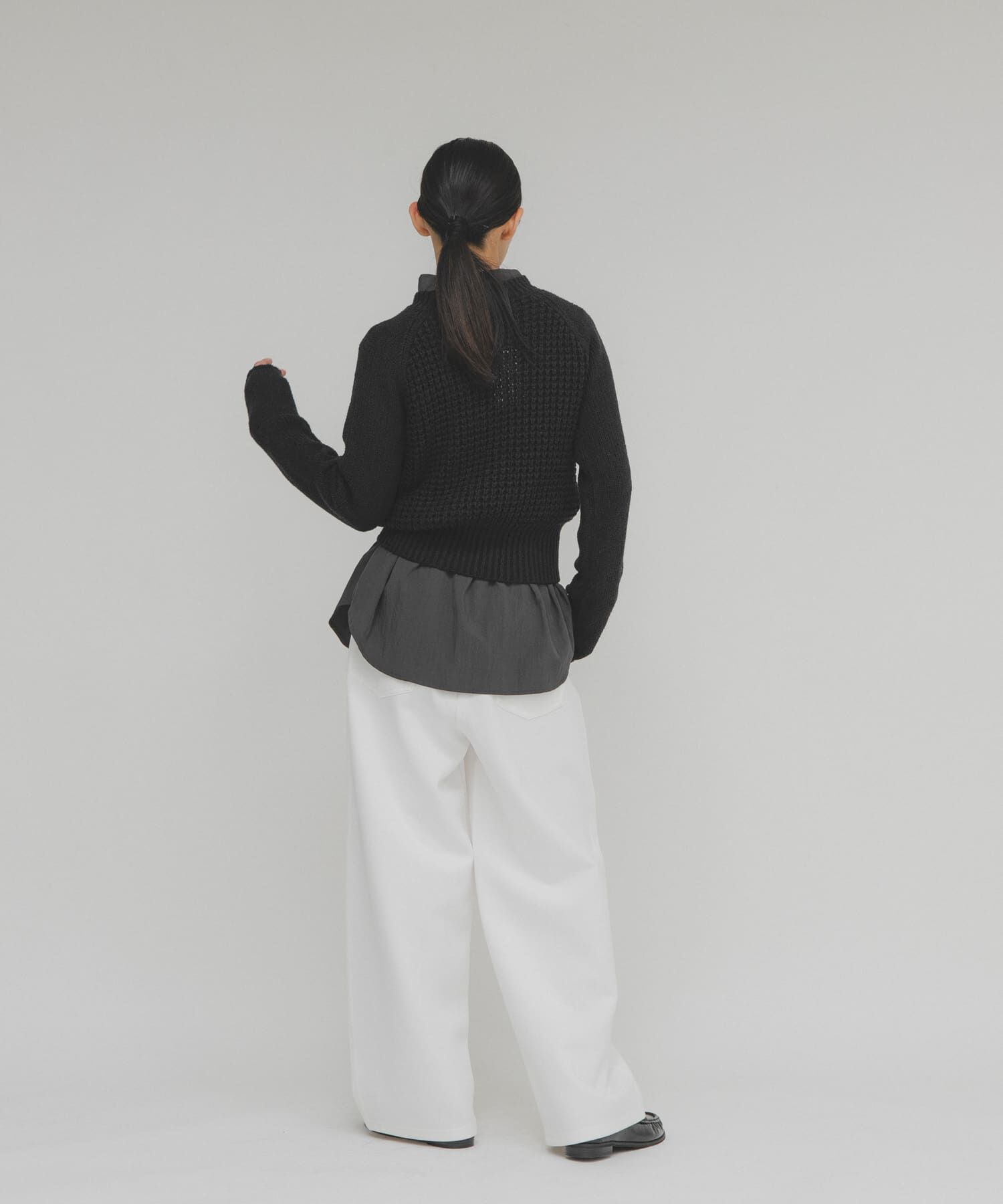  「コンパクトフリンジニット」|ニット・セーター|