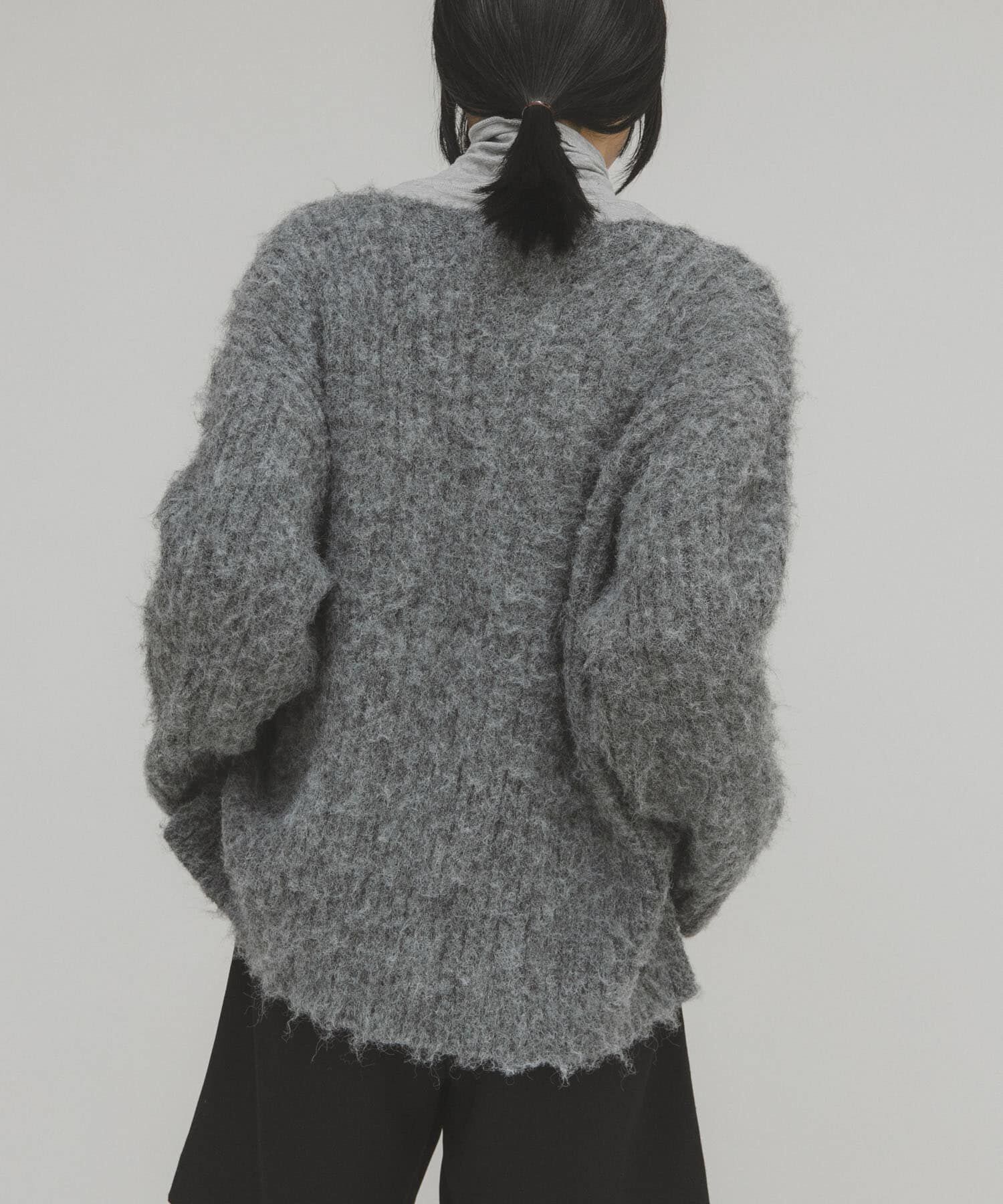  「シャギールーズリブニット」|ニット・セーター|