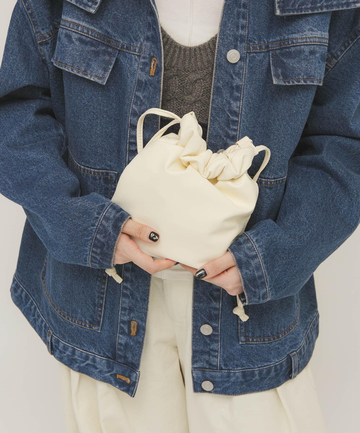  「ギャザーデザインミニBAG」|ショルダー・メッセンジャー|