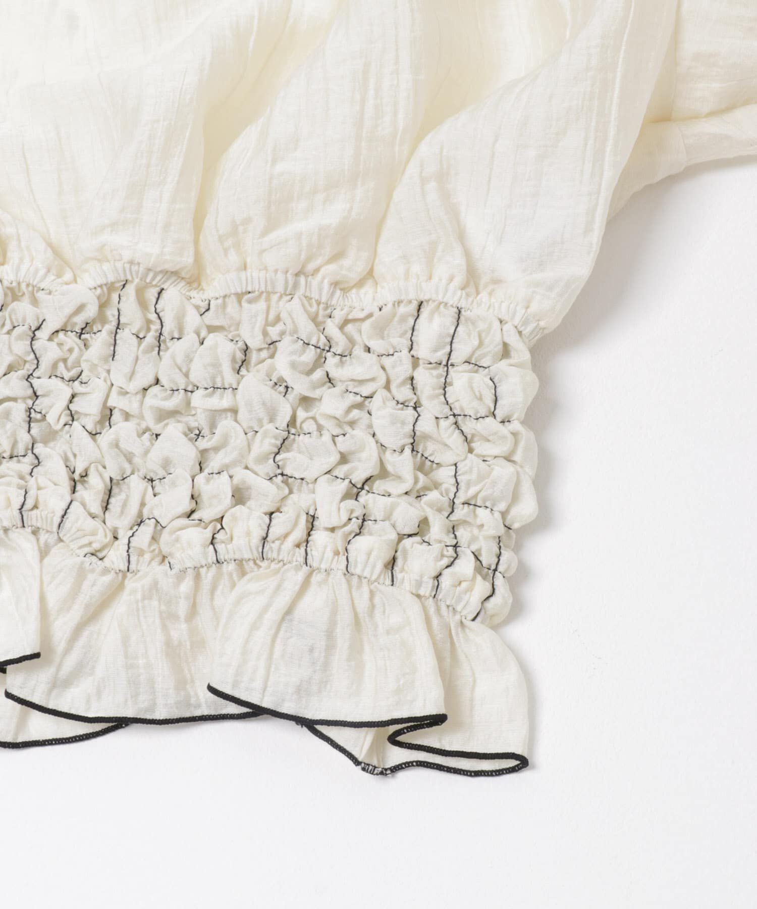  「ポップコーンシャーリングブラウス」|シャツ・ブラウス|