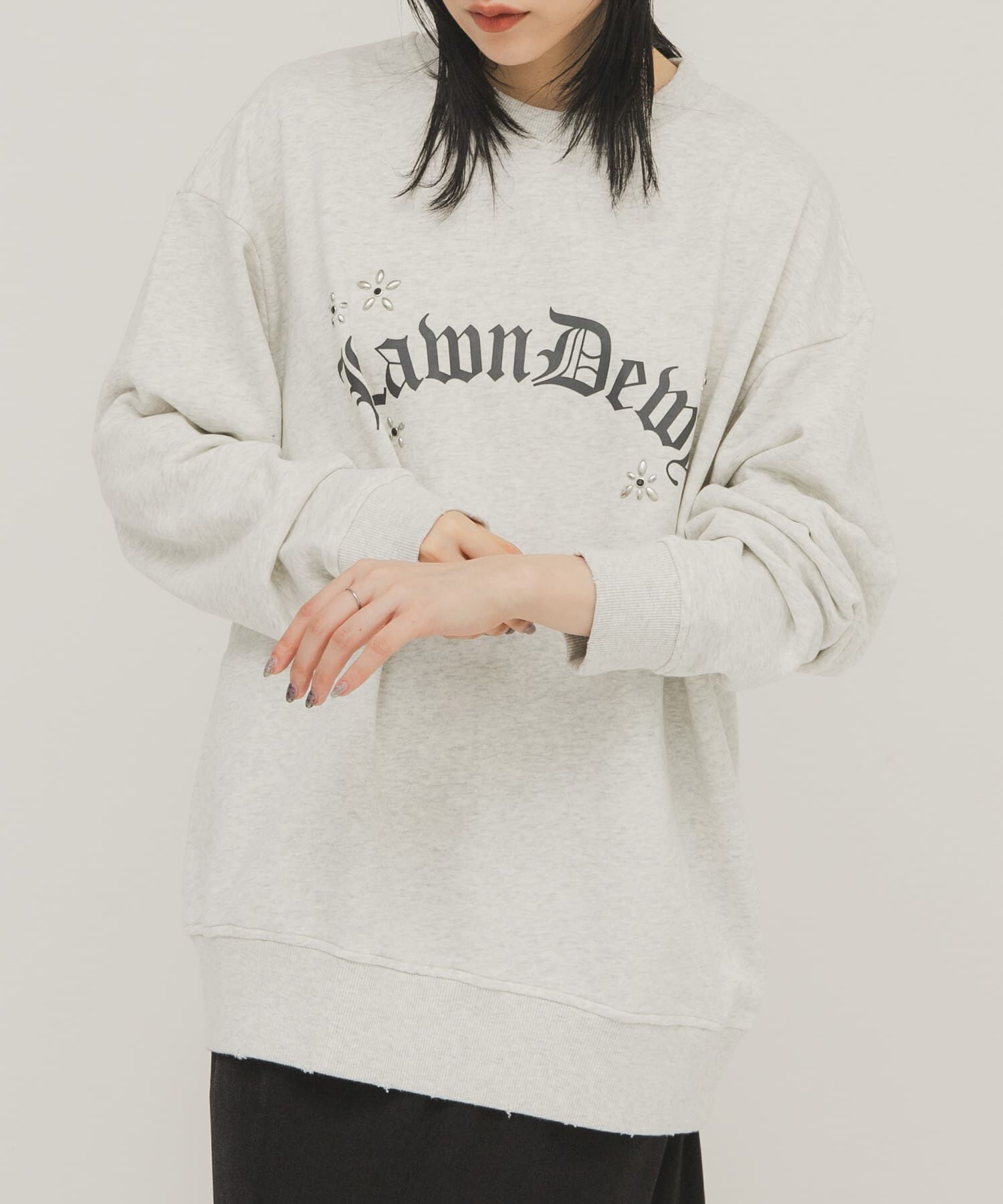  「ルーズスタッズスウェット」|スウェット・ジャージ|