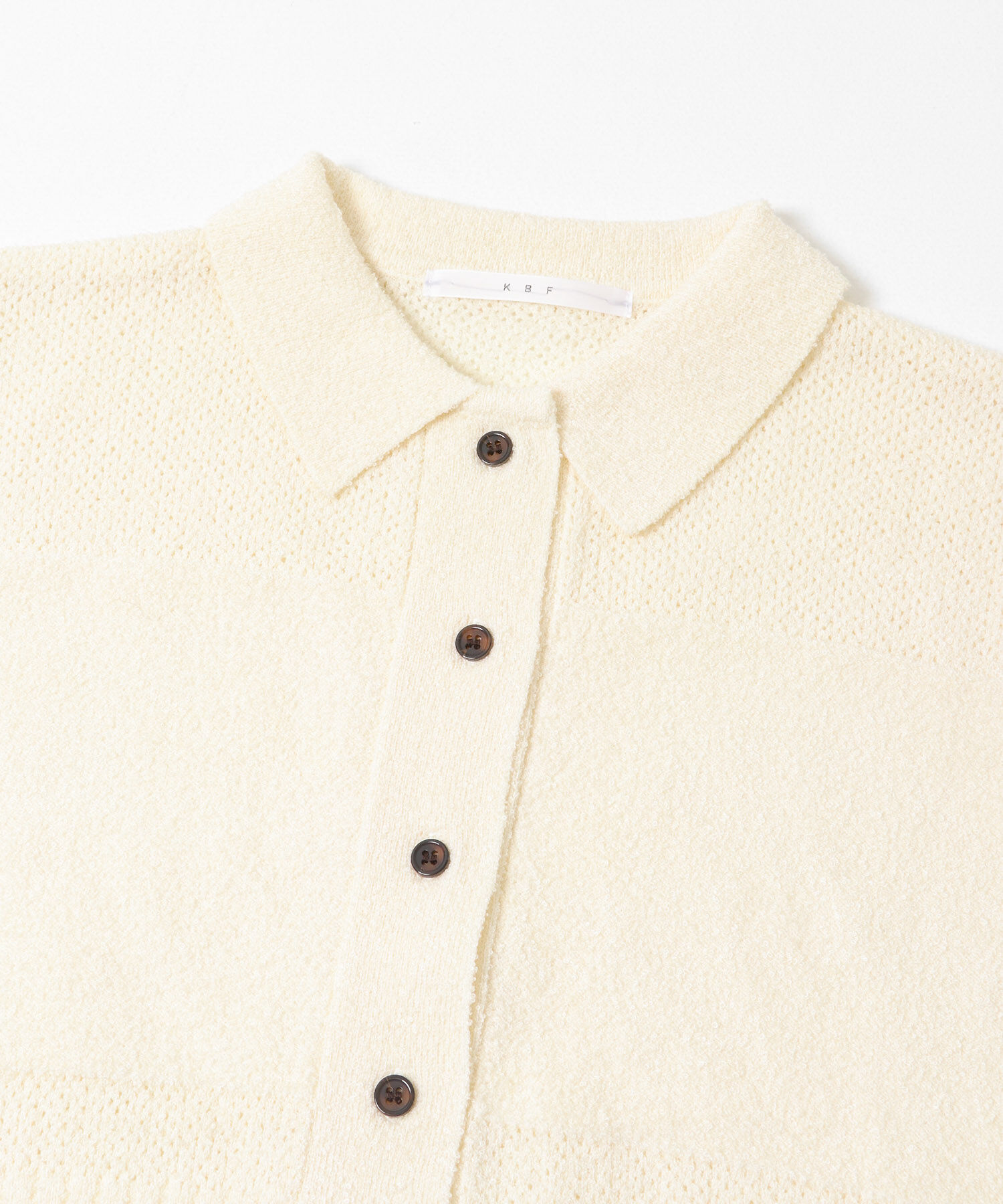  「スリーブレスニットシャツ」|ニット・セーター|