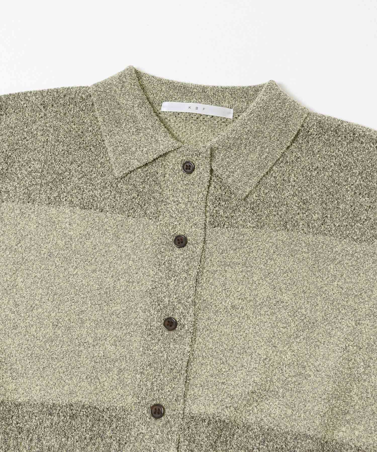  「スリーブレスニットシャツ」|ニット・セーター|