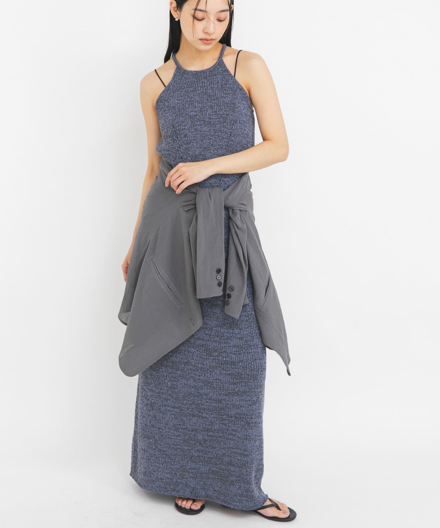  「メランジRIBタンクトップ」|タンクトップ|