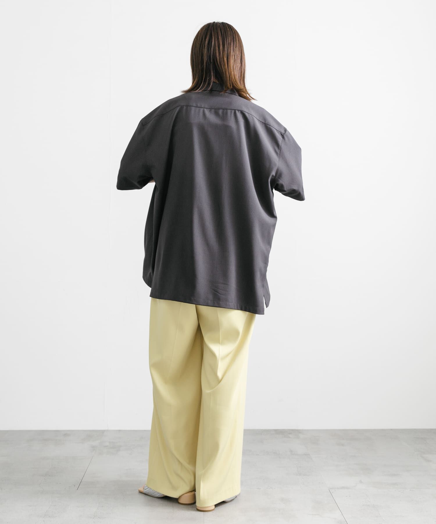 SENSE OF PLACE by URBAN RESEARCH「『ユニセックス』オープンカラールーズショートスリーブシャツ」|シャツ・ブラウス|