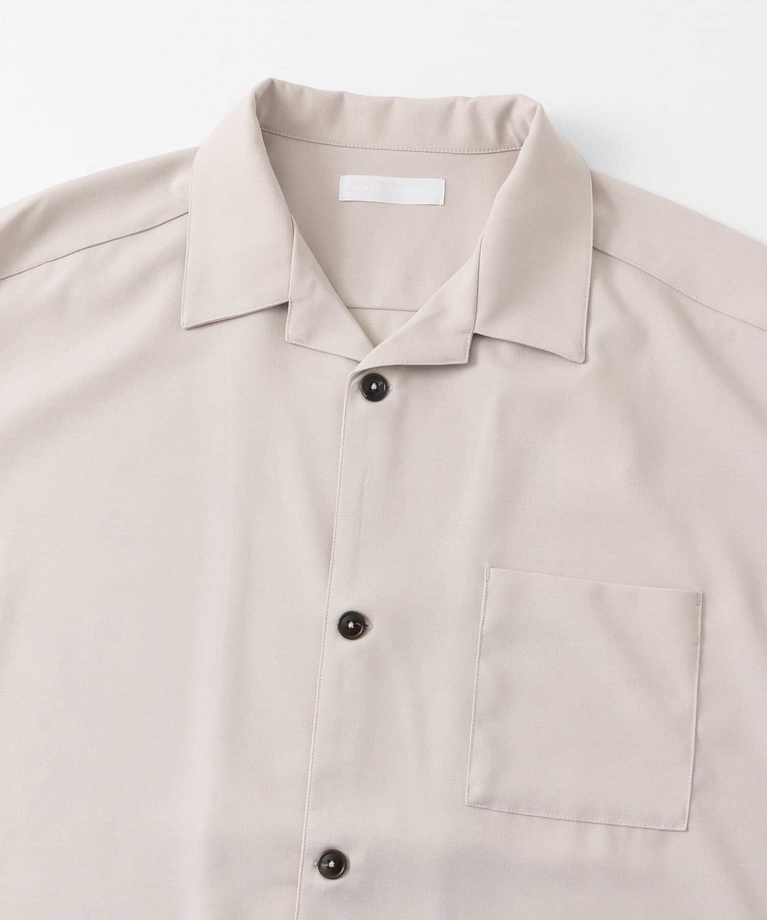 SENSE OF PLACE by URBAN RESEARCH「『ユニセックス』オープンカラールーズショートスリーブシャツ」|シャツ・ブラウス|