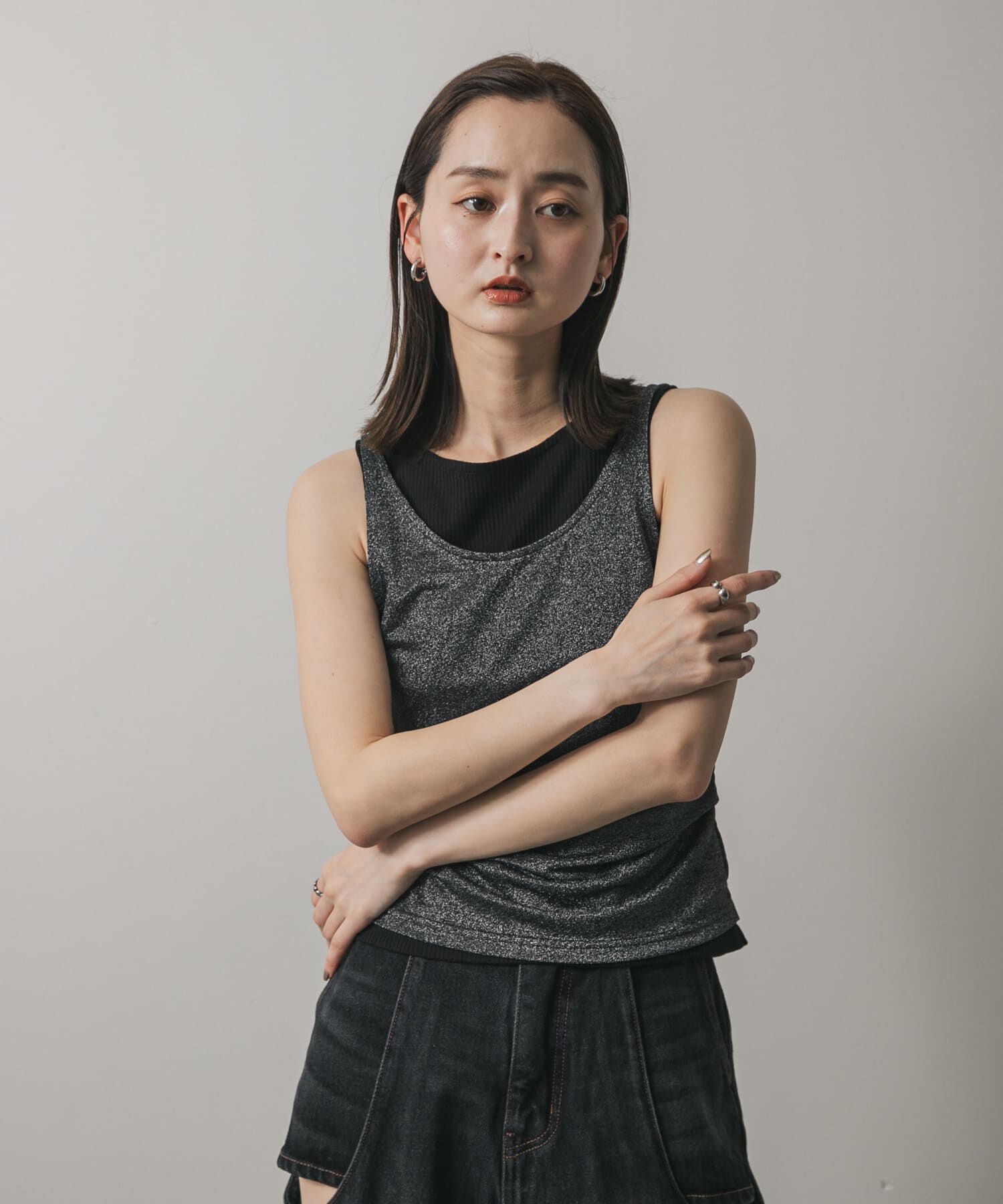 SENSE OF PLACE by URBAN RESEARCH「シアーレイヤードタンクトップ」|タンクトップ|