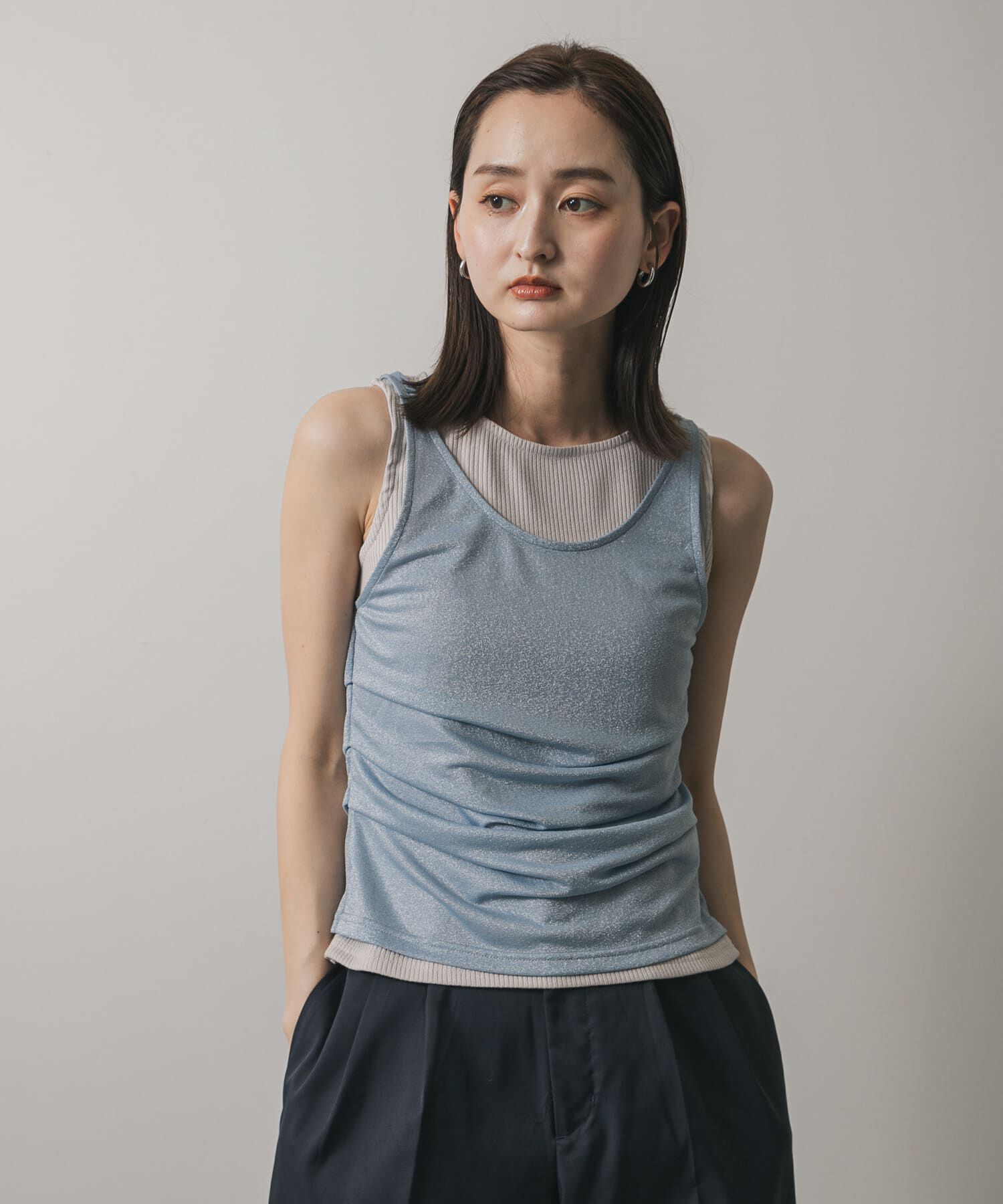 SENSE OF PLACE by URBAN RESEARCH「シアーレイヤードタンクトップ」|タンクトップ|