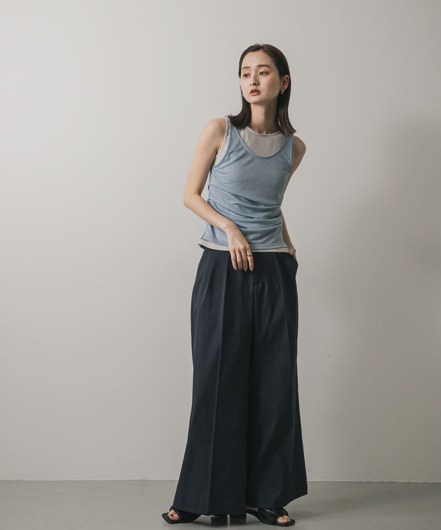 SENSE OF PLACE by URBAN RESEARCH「シアーレイヤードタンクトップ」|タンクトップ|