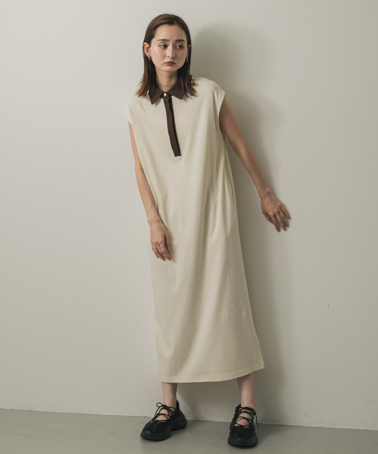 SENSE OF PLACE by URBAN RESEARCH「カットポロシャツワンピース」|ワンピース|