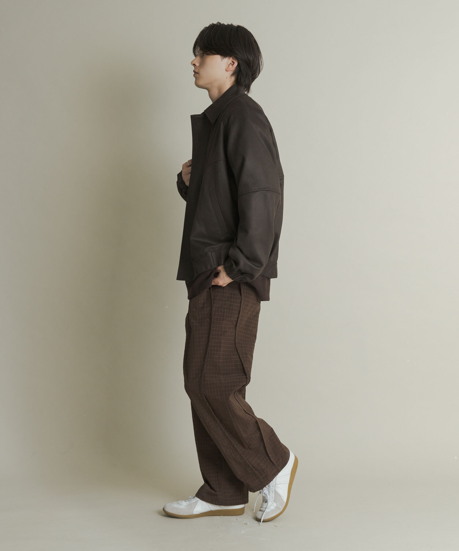 SENSE OF PLACE by URBAN RESEARCH「『ユニセックス』ツイルスエードタッチZIPブルゾン」|ブルゾン・スタジャン|