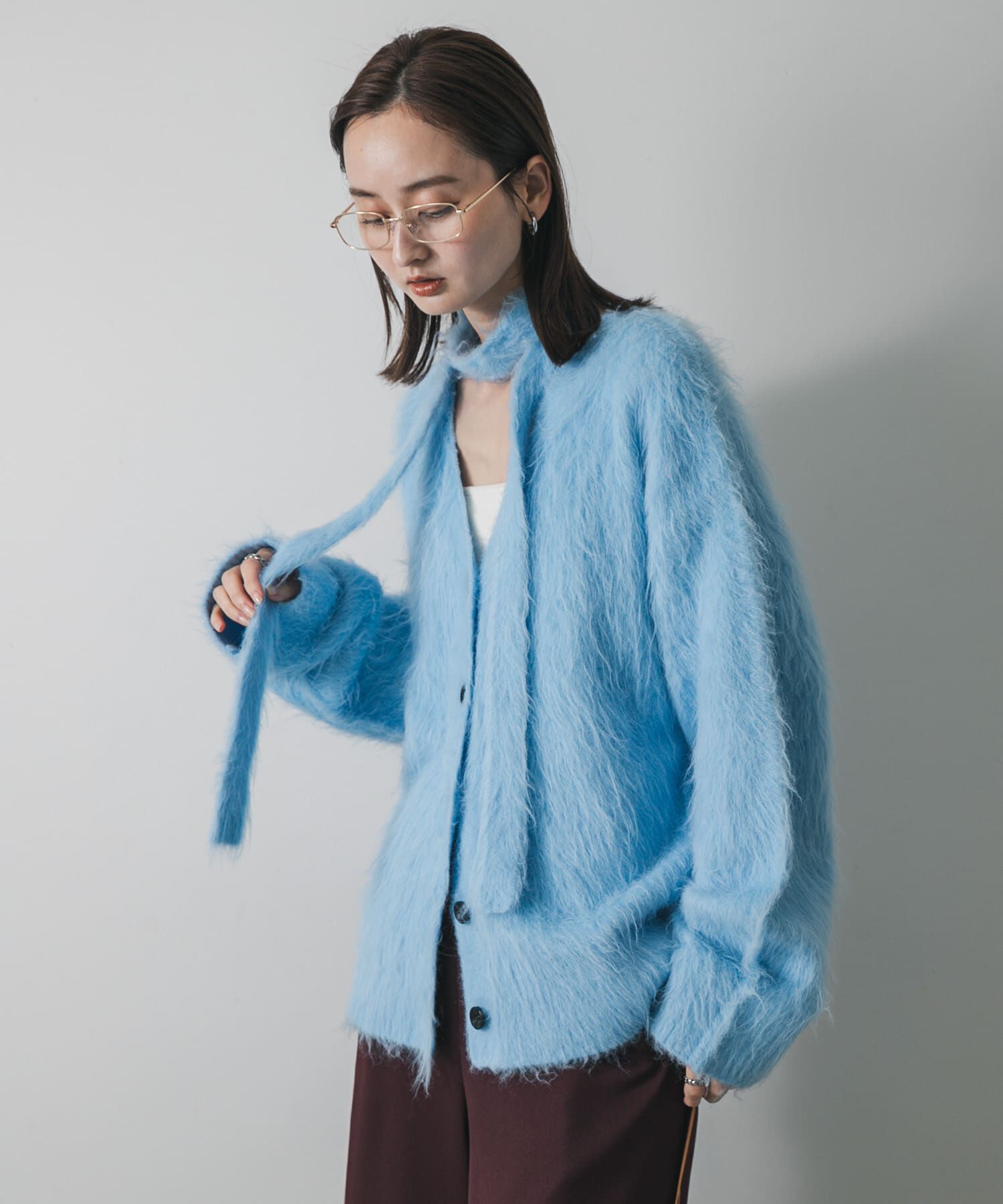 SENSE OF PLACE by URBAN RESEARCH「タイツキシャギーカーディガン」|カーディガン|