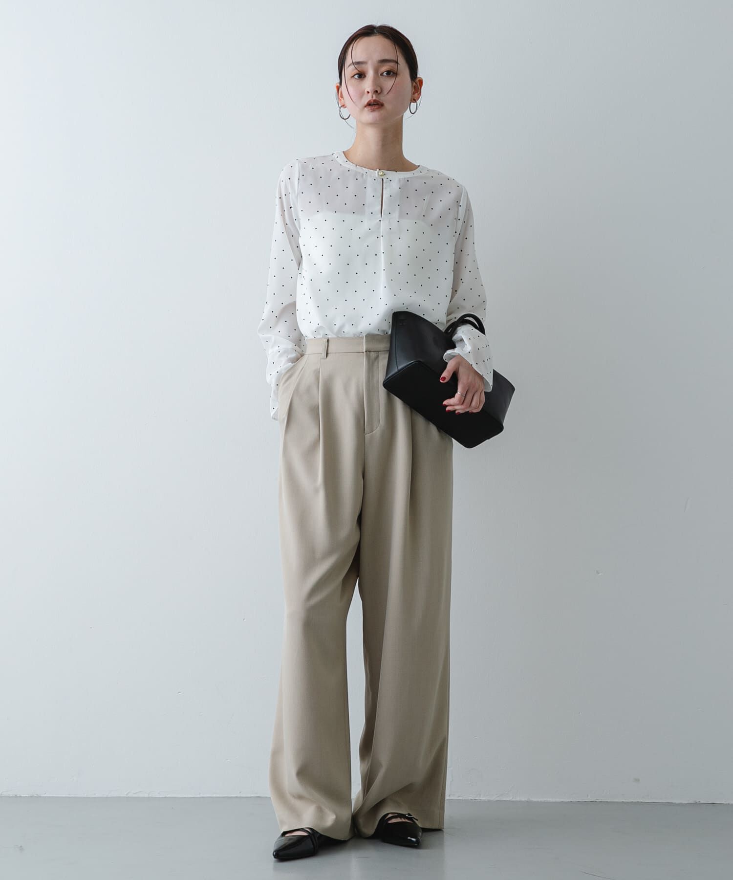 SENSE OF PLACE by URBAN RESEARCH「『イージーケア』ドットアソートTブラウス」|シャツ・ブラウス|